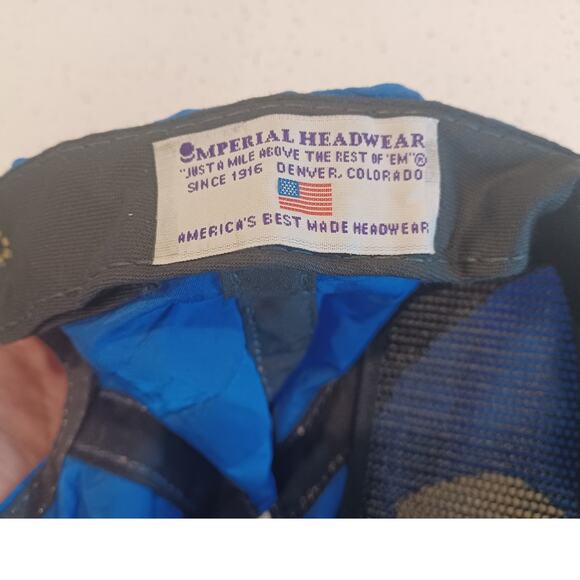 Vintage Buffalo Creek Golf Club Blue Hat Made in USA - Picture 5 of 6